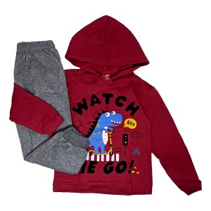 CONJUNTO ML BEBE C/CAPUZ FEM/MASC MOLETOM BASICO (AA) - (Campanha Ajudar é Amar - Doação)