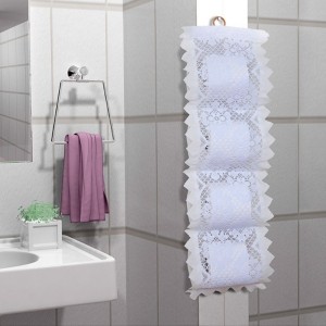 SUPORTE PAPEL HIGIÊNICO RENDA