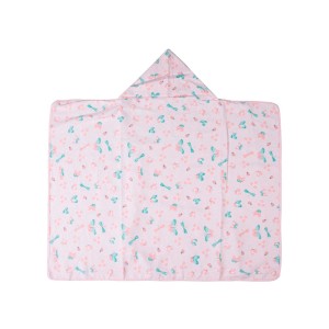 TOALHA BANHO C/CAPUZ FORRADA ESTAMPADA - KARINHO