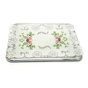 TOALHA BANDEJA BORDADA