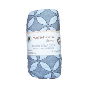 JOGO CAMA C/3 CASAL ESTAMPADO SOFISTICATA
