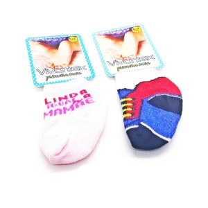 MEIA BEBÊ PRIMEIRA MEIA C/ESTAMPA