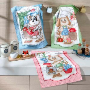 PANO DE COPA ALVEJADO FELPUDO ESTAMPADO PRATA