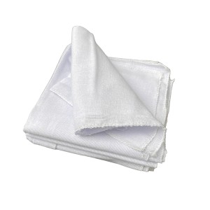 FLANELA PEQUENA 28x38cm BRANCO PACOTE C/12 UNID