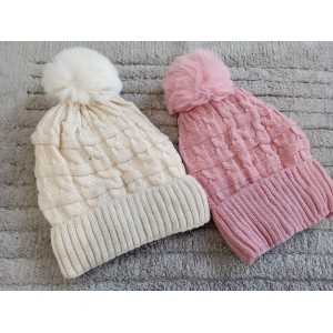 TOUCA ADULTO LISA POMPOM/FORRO (MZ5123)