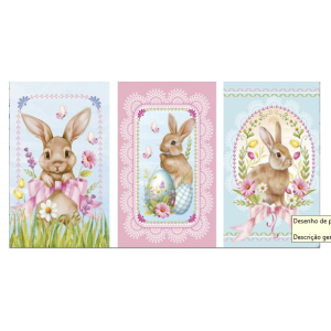 PANO FELPUDO EST. PÁSCOA SORTIDOS (240 GM²) - DOHLER