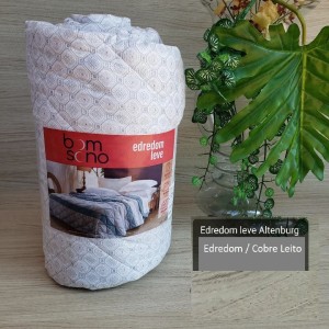 EDREDOM COBRE LEIRO LEVE CASAL ALTENBURG ESTAMPADO-SORTIDO