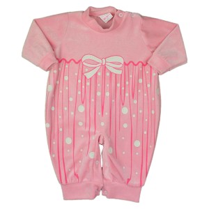 MACACÃO LONGO FEM PLUSH BORDADO