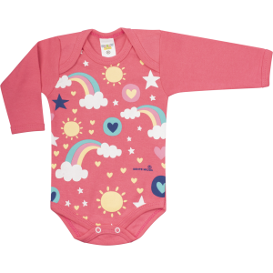 BODY C/3 MANGA LONGA FEMININO STARS