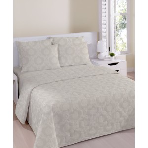 JOGO CAMA QUEEN C/4 MICROFIBRA SONATA DAMASK (85G/M²) - BUETTNER
