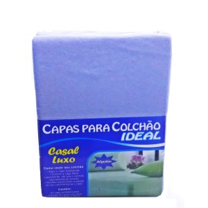 CAPA COLCHÃO CASAL ALGODÃO LISA