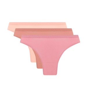 KIT C/3 CALCINHA BIQUINI S/COST TRIFIL