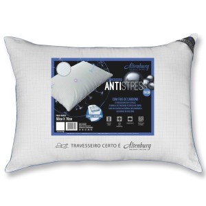 TRAVESSEIRO ALTENBURG ANTISTRESS TECH FIOS DE CARBONO 50 cm X 70 cm
