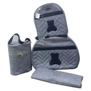 KIT BOLSA C/MOCHILA C/4 PEÇAS - 33/34