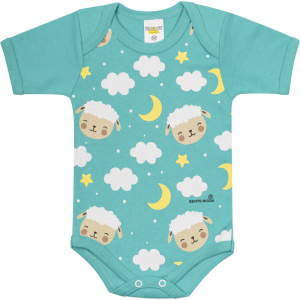 BODY MANGA CURTA C/3 MASCULINO STARS