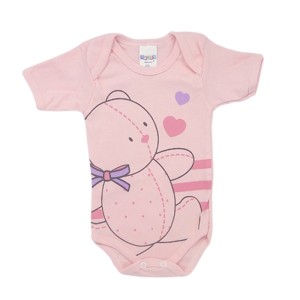 BODY MANGA CURTA C/3 SUEDINE SILK