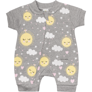 MACACÃO CURTO FEMININO SUEDINE STARS