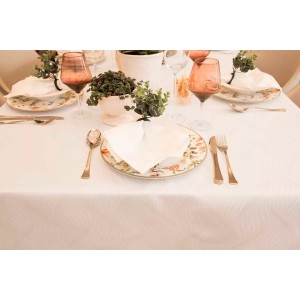 TOALHA MESA RETANGULAR IMPERMEÁVEL 4 LUGARES - FLORATA