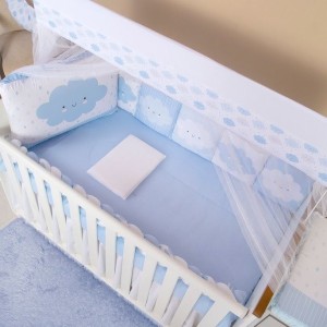 KIT BERÇO TRANÇA C/13 PEÇAS SUBLINHADO