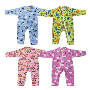 MACACÃO SOFT ZIPER ESTAMPADO