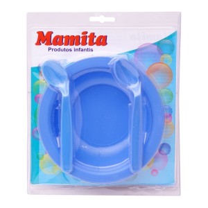 KIT REFEICAO (PRATO+TALHERES) - (Campanha Ajudar é Amar - Doação)