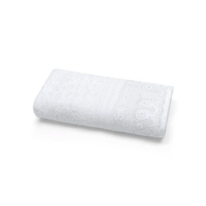 TOALHA BANHÃO C/RENDA EGÍPCIO CRISTAL (500G/M²) - BUETTNER