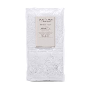 KIT C/2 TOALHA SOCIAL RENDA (SORT) (400G/M²) - BUETTNER