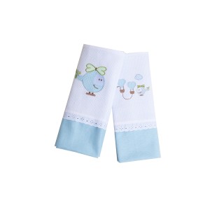 CUEIRO MANTA BORDADO C/2