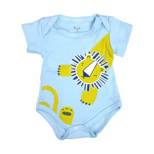 BODY MANGA CURTA SUEDINE EST BICHOS