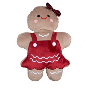 ALMOFADA NATAL GINGER BELLA BORDADO E APLICADO - BELCHIOR