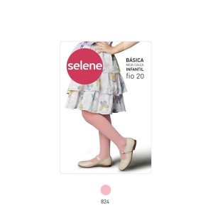 MEIA CALÇA INFANTIL FIO 20 TRANSPARENTE