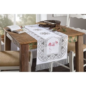 CAMINHO DE MESA C/ESTAMPA RENDA