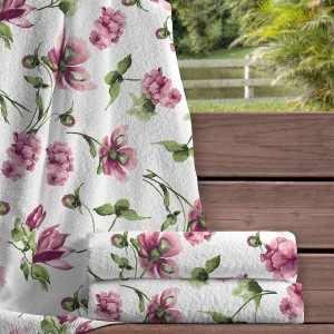 TOALHA BANHO FELPULDA NICE ESTAMPADA