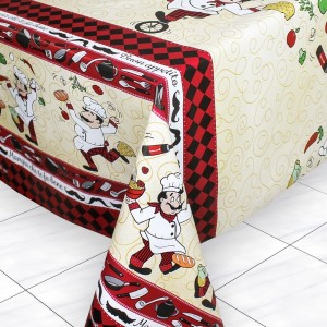 TOALHA MESA PLÁSTICA REDONDA