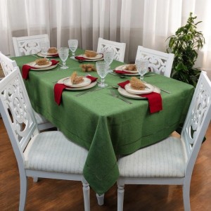 TOALHA MESA RETANGULAR GLAMOUR - 6 LUGARES