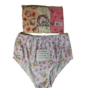 CALCINHA M. MOCA C/3 ESTAMPADA