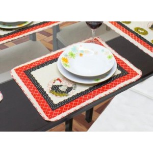 TOALHA BANDEJA (CENTRO MESA) ESTAMPADA LINHO