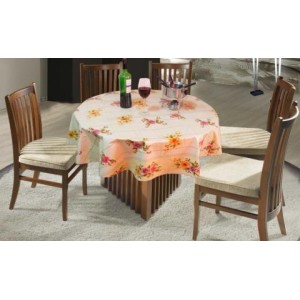 TOALHA MESA REDONDA TÉRMICA ESTAMPADA - 4 LUGARES