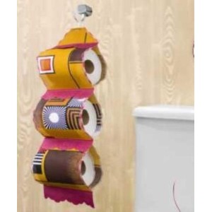 PORTA PAPEL 3 ROLOS ESTAMPADO
