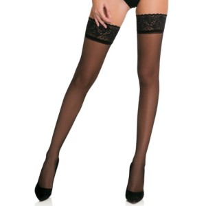 MEIA CALCA 7/8 C/RENDA/SILICONE