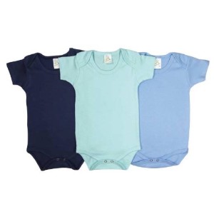 BODY MANGA CURTA MASCULINO C/3 LISO