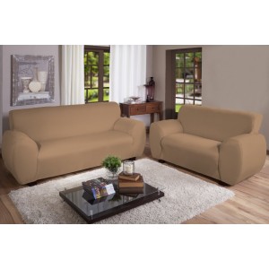 KIT CAPA SOFA 2/3 LUG KING MALHA GEL - ARTE & CAZZA