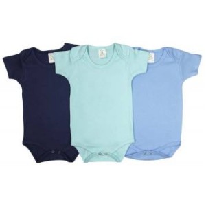 BODY MANGA CURTA MASCULINO C/3 LISO