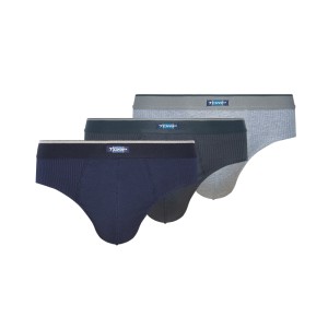 CUECA SLIP ADULTO COM 3 PEÇAS ALGODÃO