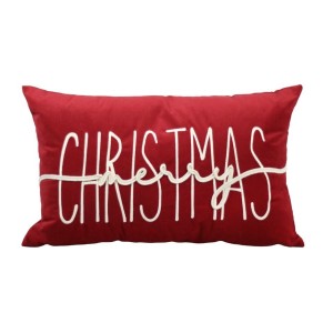 ALMOFADA BAGUETE NATAL C/BORDADO VELUDO