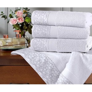 JOGO BANHAO C/5 C/RENDA MELODY (500G/M²) - BUETTNER