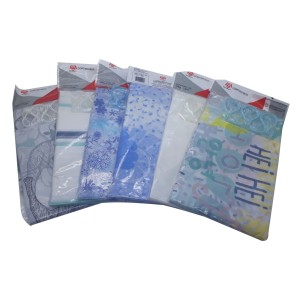 CORTINA BOX POLIETILENO ESTAMPADA COM  GANCHO