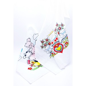 PANO DE PRATO ALVEJADO LH C/ESTAMPA