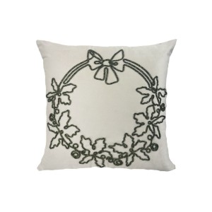 ALMOFADA NATAL C/BORD VELUDO