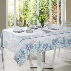 TOALHA DE MESA QUADRADA ESTAMPADA